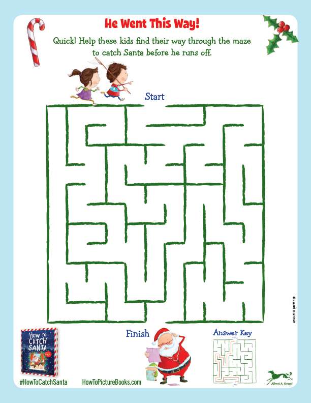 How to Catch Santa Maze